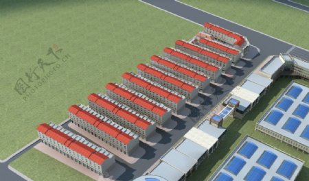 住宅商业厂房3D模型