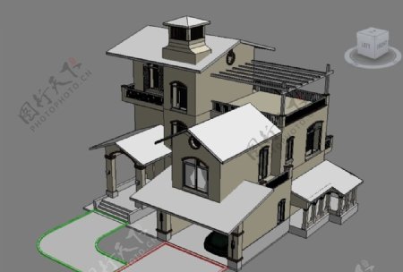 别墅3DMAX模型