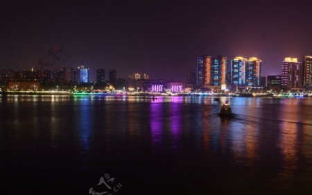 襄阳汉江夜景
