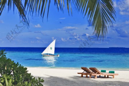马尔代夫海边风景