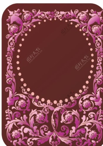 浪漫紫色画册封面设计