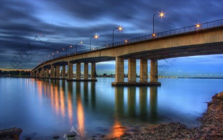 澳大利亚悉尼大桥夜景