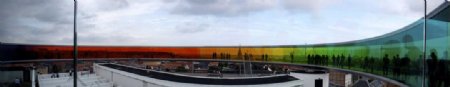 彩虹建筑全景视图