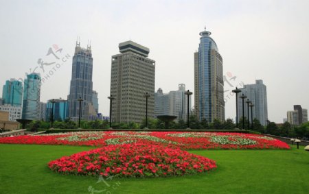 上海人民广场一角