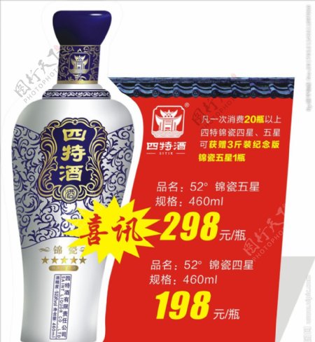 四特酒牌