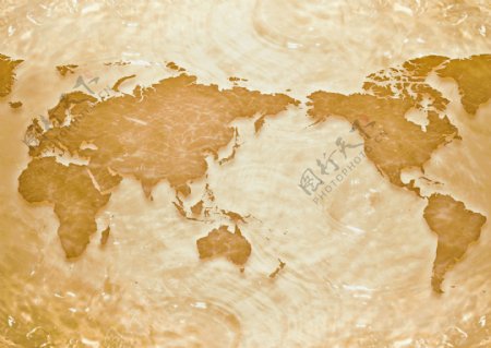 橙色梦幻水波的世界地图