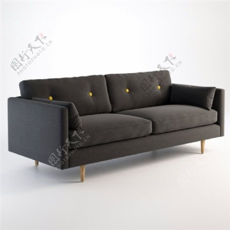 现代舒适沙发3D模型设计