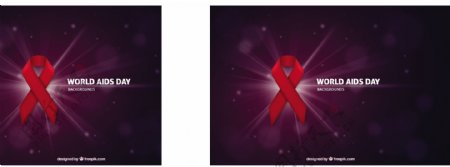 世界艾滋病日与背景虚化背景