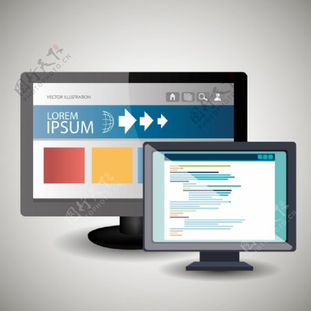 台式电脑网页设计图片