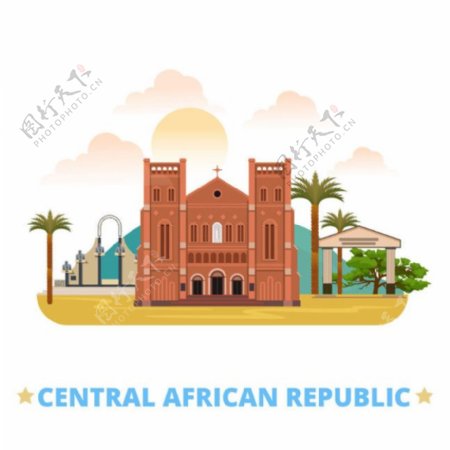 中非共和国漫画图片