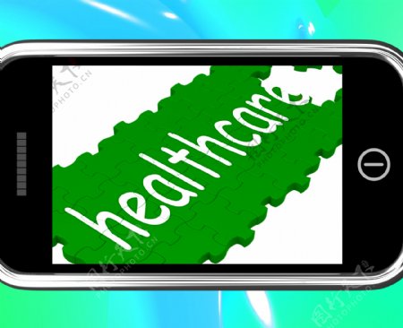 智能手机显示医疗保健