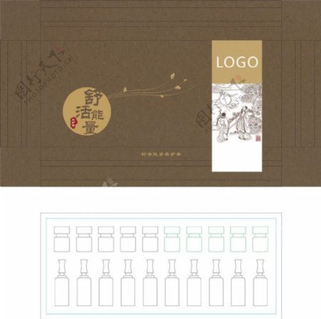 养生包装盒设计包装盒中国风古典包装