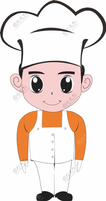 厨师卡通小人