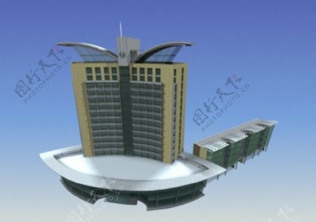 高层建筑3D模型.