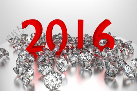 2016数字与钻石图片