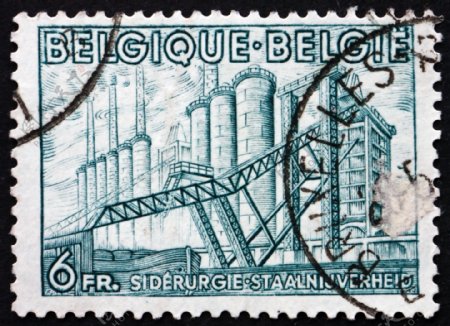 工厂风景邮票图片