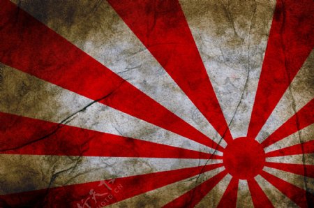 日本国旗背景图片