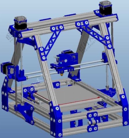 孟德尔3D打印机机械模型