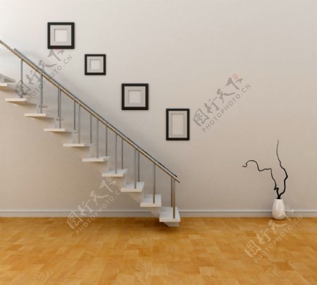 木地板与楼梯