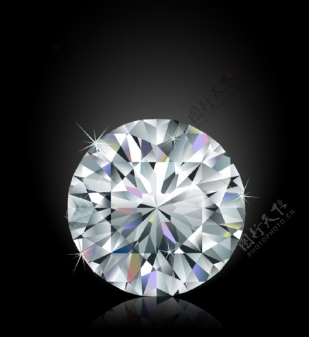 圆形的钻石