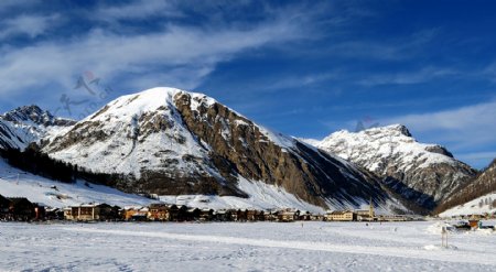 美丽雪山山峰风景图片