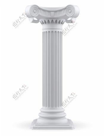 螺旋纹线条罗马柱图片