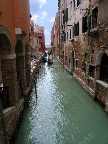 威尼斯河边小镇