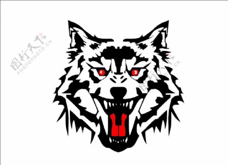 战狼标志狼头素材战狼武术