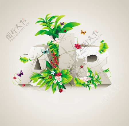 summer艺术字