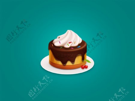 UI图标蛋糕icon分层psd源文件