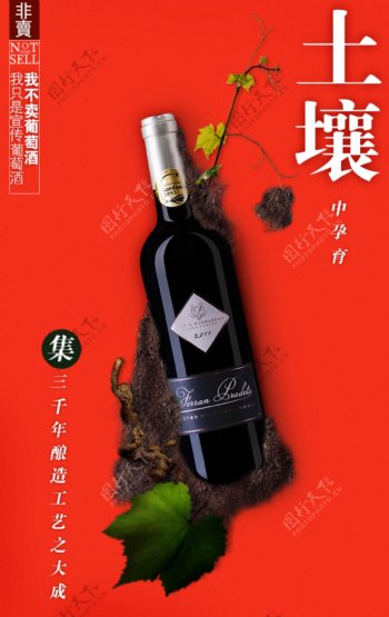 葡萄酒文化海报