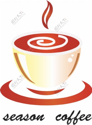 四季咖啡logo