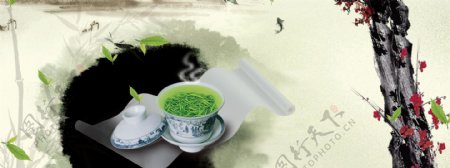 淘宝中国风茶叶海报设计