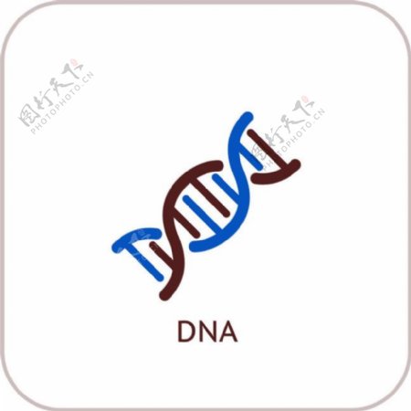 DNA双螺旋图标图片