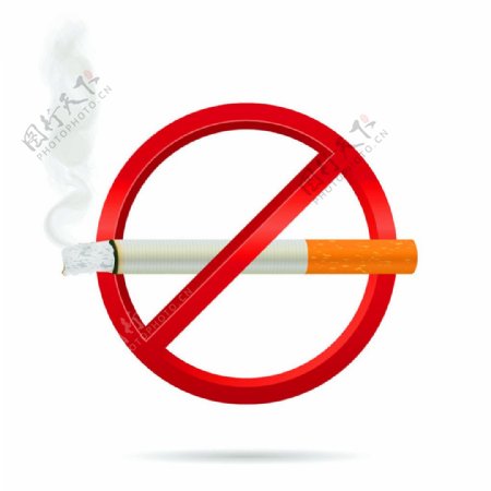 立体禁烟标签图片