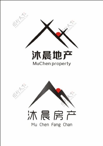 沐晨地产logo设计