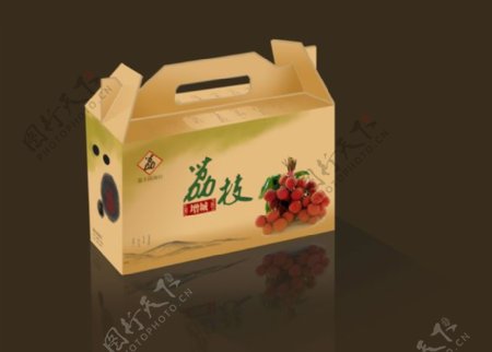 荔枝手提式水果包装盒