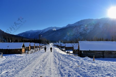 冬季北疆风景