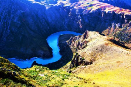 新疆阔克苏大峡谷风景