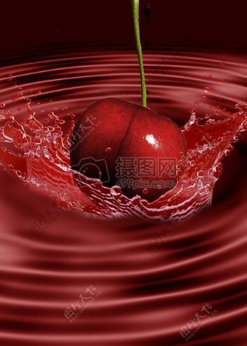 红色水果樱桃