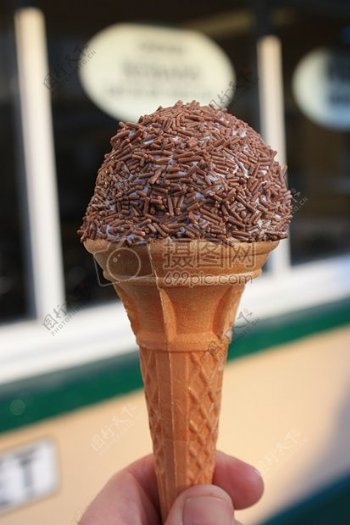 美味的冰淇淋