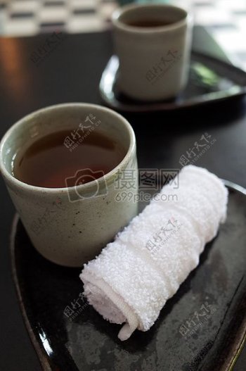 亚洲传统的茶水