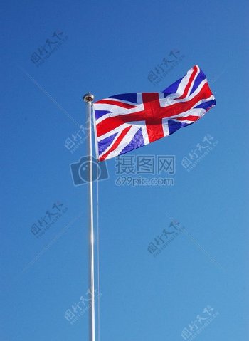 飘扬的英国国旗