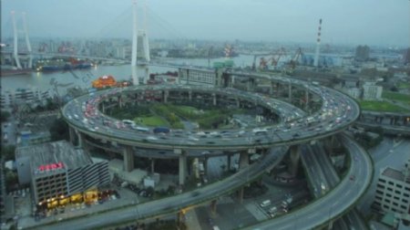 上海立交桥延时视频