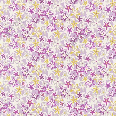 紫色花纹布艺壁纸图片