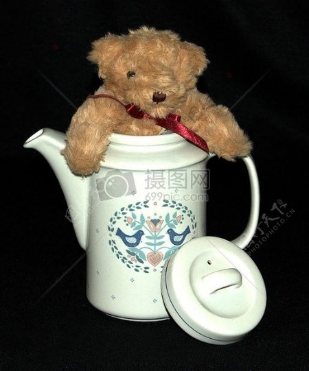 茶壶熊动物厨房玩具