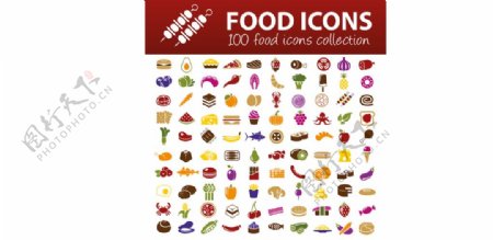 100种食物图标