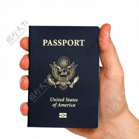 手中的护照