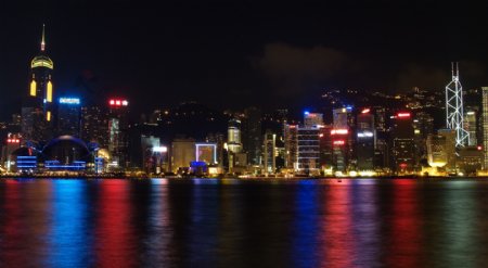 香港夜景摄影图片