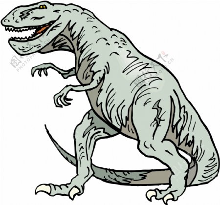 恐龙传说动物矢量素材EPS格式0171